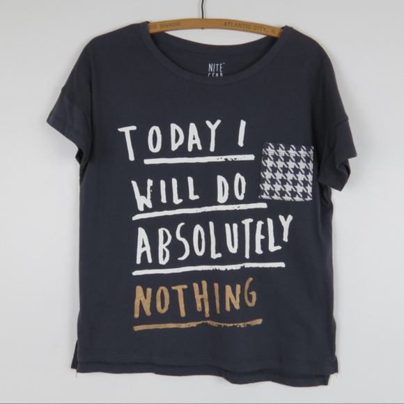 Nite Gear Other - Nite Gear | Sleep or Lounge Wear Graphic Tee (A7)
